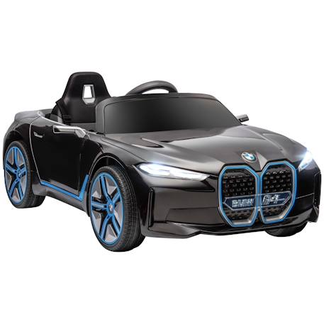 Voiture électrique enfant bmw i4 12v 5km/h max. Nombreux effets télécommande Blanc+Noir 7 - vertbaudet enfant 