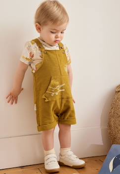 -Ensemble salopette bébé et t-shirt costa
