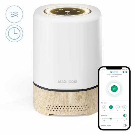 Purificateur d'air clean 3-en-1 Blanc 2 - vertbaudet enfant 