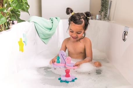 Puzzle de bain - la mare enchantée Violet 2 - vertbaudet enfant 