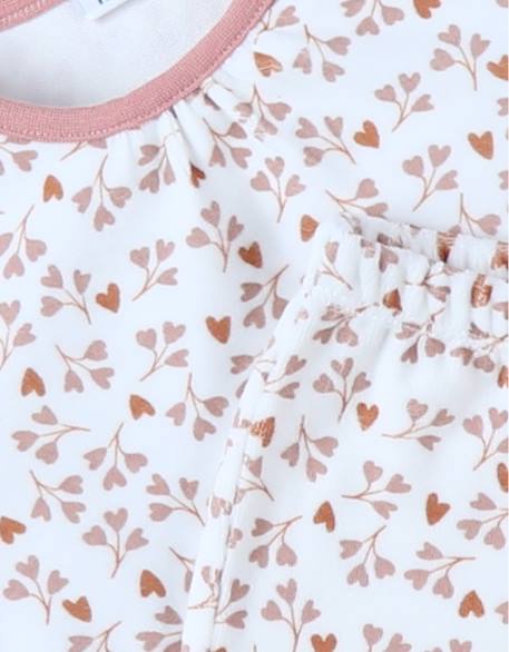 Pyjama en velours côtelé Rose 4 - vertbaudet enfant 