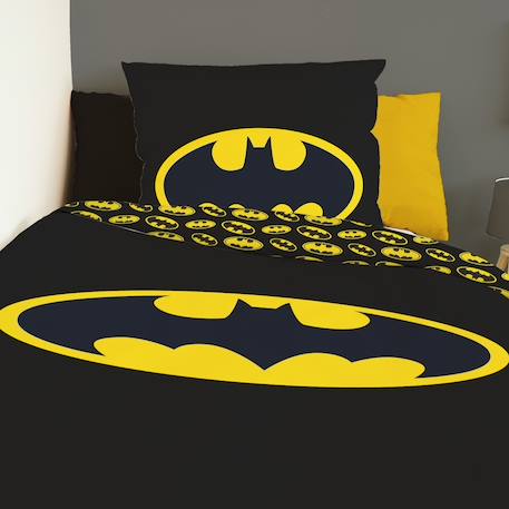Housse de couette batman logo dc comics coton Noir 5 - vertbaudet enfant 