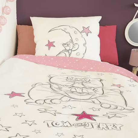 Housse de couette tom&jerry dodo coton Blanc 5 - vertbaudet enfant 