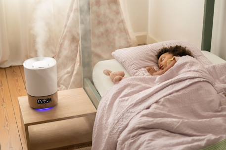 Humidificateur d’air connecté, diffuseur d’huiles essentielles breath Blanc 4 - vertbaudet enfant 