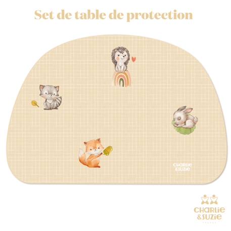 Set de table animaux de la forêt Multicolore 1 - vertbaudet enfant 