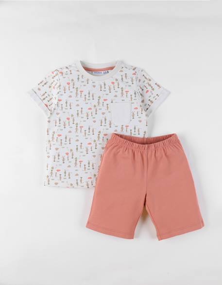 Pyjama jersey Beige 1 - vertbaudet enfant 