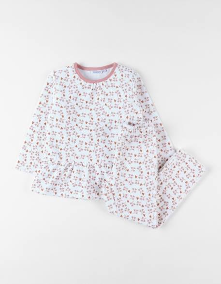 Pyjama en velours côtelé Rose 6 - vertbaudet enfant 
