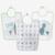 Lot de 3 bavoir bébé Blanc 1 - vertbaudet enfant 