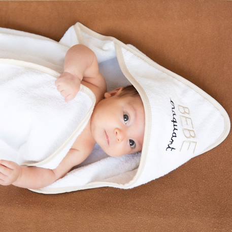 Sortie de bain Blanc 2 - vertbaudet enfant 