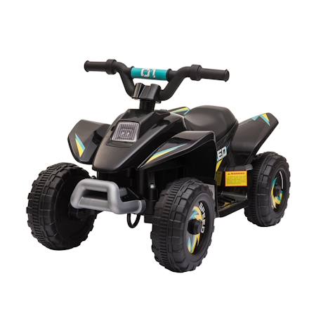 Quad électrique enfant - voiture électrique enfant - marche av, ar - 6 v, v. Max. 4,6 km/h Noir+Rose+Vert 1 - vertbaudet enfant 