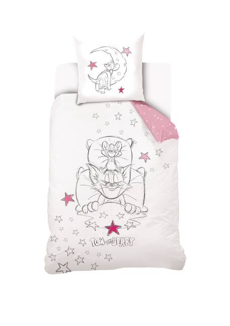 Housse de couette tom&jerry dodo coton Blanc 1 - vertbaudet enfant 