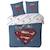 Housse de couette superman dc comics coton Bleu 1 - vertbaudet enfant 