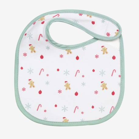 Lot de 2 bavoirs naissance de noël Blanc 6 - vertbaudet enfant 