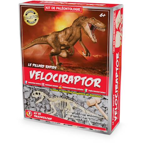 Kit paleo - vélociraptor Rouge 1 - vertbaudet enfant 