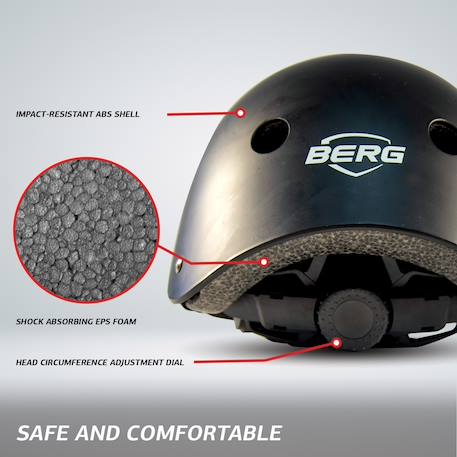Casque taille s pour draisienne trottinette et kart à pédales Noir 3 - vertbaudet enfant 