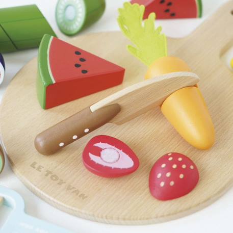 Aliments en bois à découper Beige 4 - vertbaudet enfant 