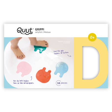Antidérapants de bain méduses 16 pcs Vert 1 - vertbaudet enfant 