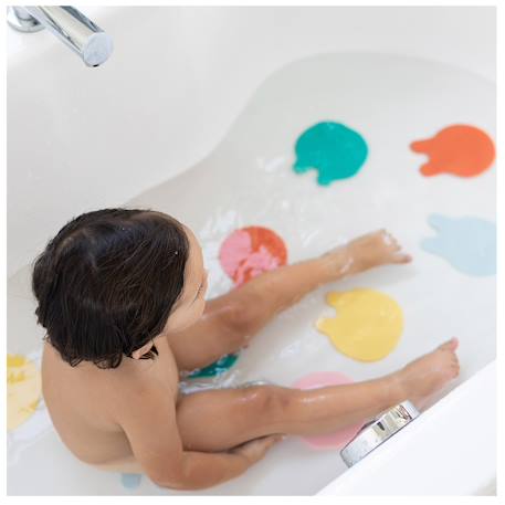 Antidérapants de bain méduses 16 pcs Vert 5 - vertbaudet enfant 