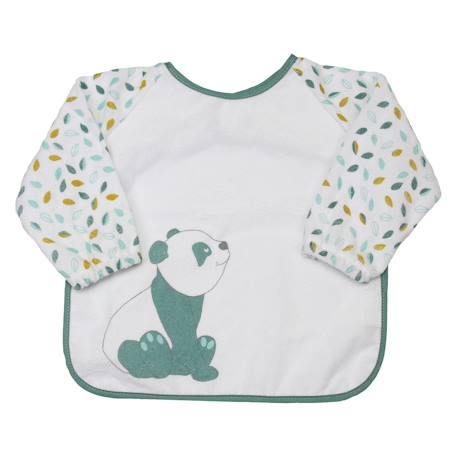 Bavoir imperméable manche longue Vert 1 - vertbaudet enfant 