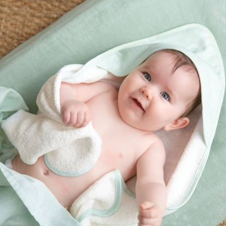 Cape de bain Vert 2 - vertbaudet enfant 