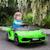 Voiture électrique enfant lamborghini aventador roadster svj télécommande effets sonores lumineux Rouge+Vert 8 - vertbaudet enfant 