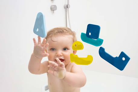 Puzzle de bain - bateaux Bleu 4 - vertbaudet enfant 