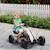 Kart électrique enfant 12v 2 vitesses max. 5 km/h ceinture sécurité Blanc 2 - vertbaudet enfant 
