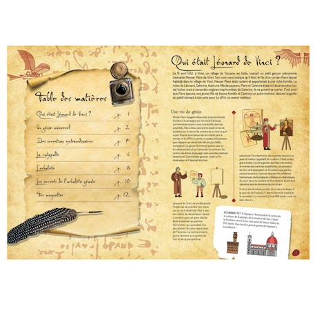 Les machines de léonard de vinci Beige 4 - vertbaudet enfant 
