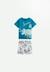 Pyjama enfant manches courtes santorini Bleu 1 - vertbaudet enfant 