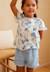 Short enfant en gaze de coton moorea Bleu 1 - vertbaudet enfant 