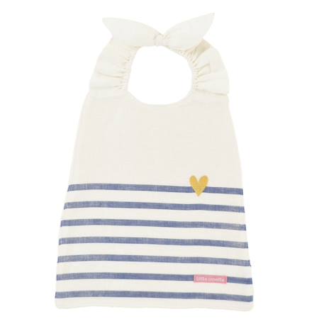 Bavoir élastiqué lin Cantine+Le petit marché+Moussaillon 7 - vertbaudet enfant 