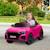 Voiture électrique enfant audi rs q8 - 2 moteurs - télécommande - effets sonores, lumineux Noir+Rose 6 - vertbaudet enfant 
