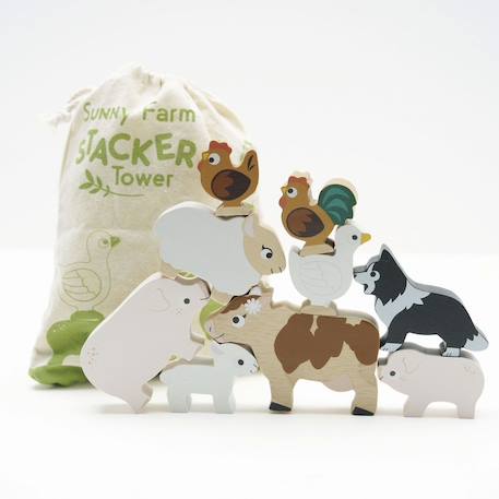 Les animaux de la ferme Beige 3 - vertbaudet enfant 