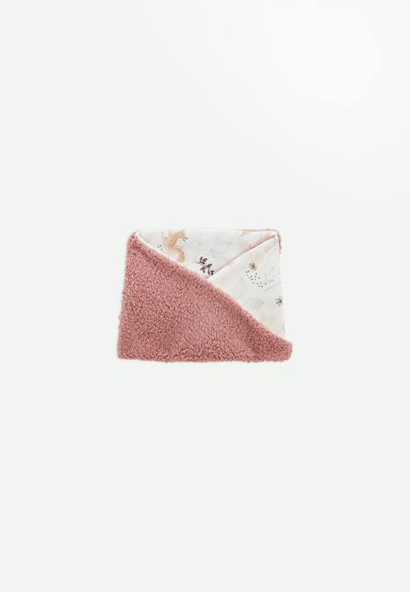Cache cou enfant en sherpa bloom Rose 1 - vertbaudet enfant 