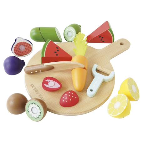 Aliments en bois à découper Beige 1 - vertbaudet enfant 