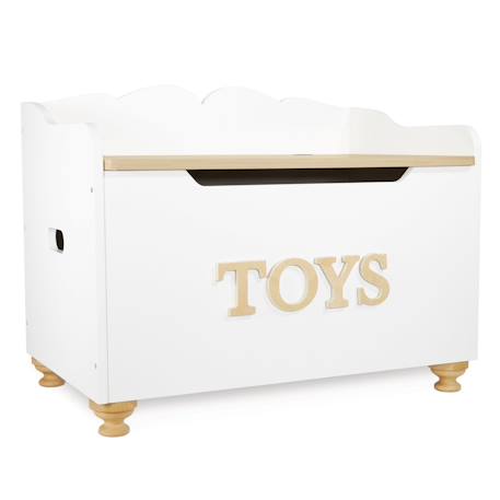 Coffre de rangement pour jouets Blanc 1 - vertbaudet enfant 