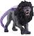 Figurine lion des ténèbres Noir 2 - vertbaudet enfant 