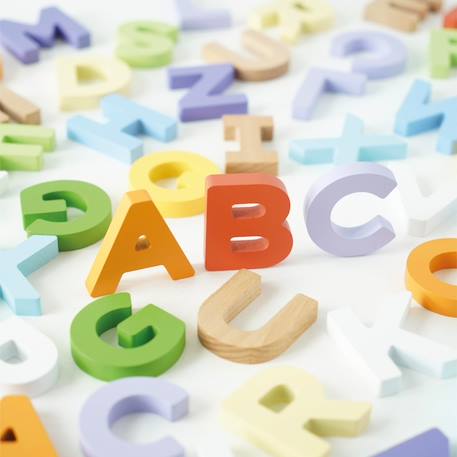 Lettres de l'alphabet en bois Bleu 2 - vertbaudet enfant 