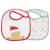 Lot de 2 bavoirs naissance de noël Blanc 1 - vertbaudet enfant 