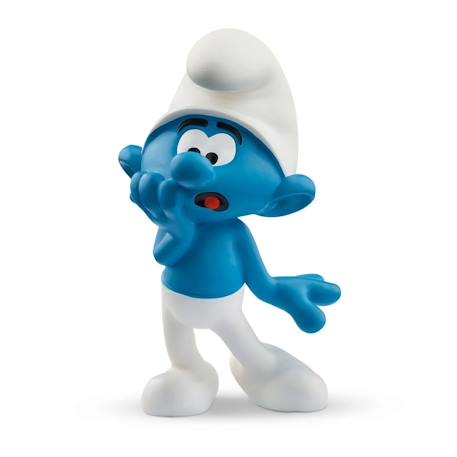Figurine schtroumpf peureux Bleu 1 - vertbaudet enfant 