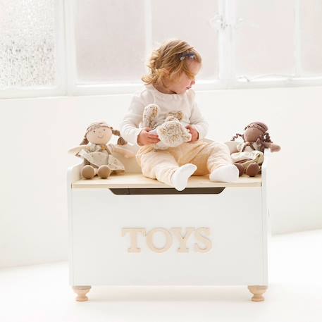 Coffre de rangement pour jouets Blanc 3 - vertbaudet enfant 