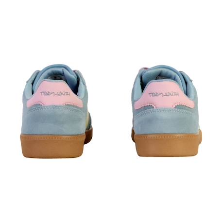 Baskets basses  à lacets Azul bleu+Rose 4 - vertbaudet enfant 