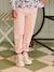 Pantalon paperbag fille poches coeur rose poudré+vert sauge 1 - vertbaudet enfant 