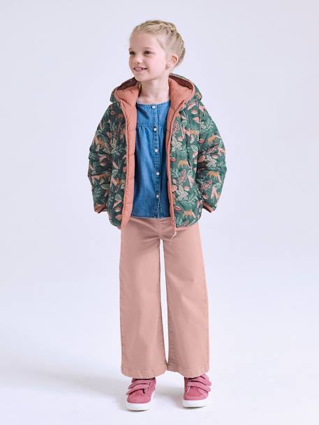 Tregging fille large marine+mauve 6 - vertbaudet enfant 