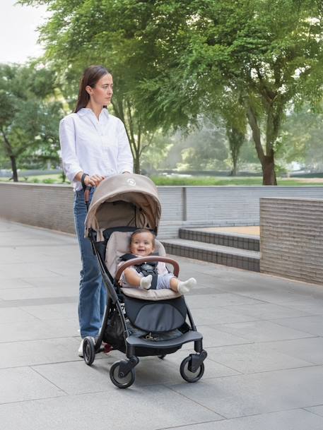 Poussette Stroll Lite noir+taupe 11 - vertbaudet enfant 