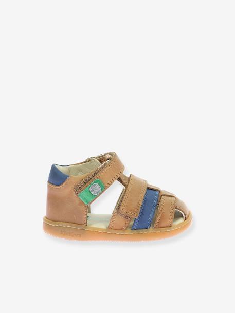 Sandales cuir bébé Bipod camel 2 - vertbaudet enfant 
