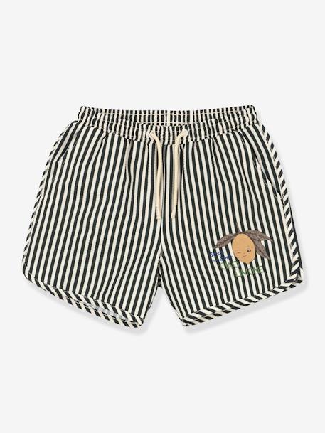 Short de bain rayé Asnou vert 1 - vertbaudet enfant 