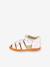 Sandales cuir bébé Bigflo blanc 3 - vertbaudet enfant 