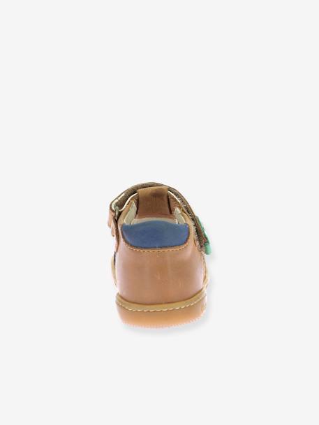 Sandales cuir bébé Bipod camel 4 - vertbaudet enfant 