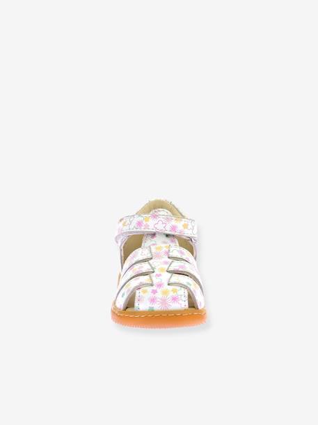 Sandales cuir bébé Bigflo blanc 5 - vertbaudet enfant 
